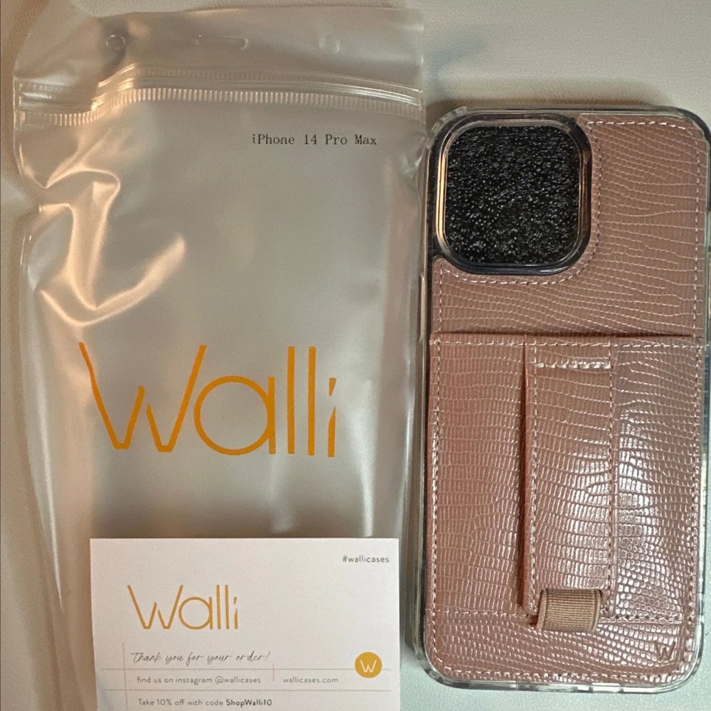 Pink Python pattern Walli iPhone 14 Pro Max | Phone NEW in original packaging